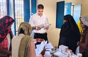 जिलाधिकारी ने वी.एच.एस.एन.डी. सेशन का किया आकस्मिक निरीक्षण