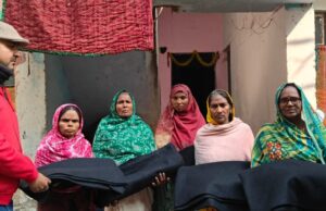 सर्दी से राहत हेतु अतिजरूरतमंद बुजुर्गों व दिव्यांगजनों को बांटे गए कंबल