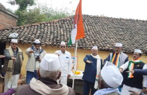 कांग्रेस पार्टी का 140वा स्थापना दिवस मनाया गया