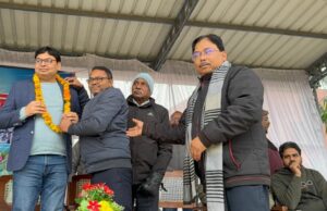 कृषक समाज इंटर कॉलेज का प्रादेशिक हाकी मैच के डाक्टर कौशल किशोर रहे मुख्य अतिथि