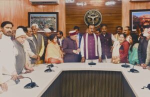 कार्यक्रम के सफली करण को लेकर हुई सुमंगलम सेवा न्यास के पदाधिकारी की बैठक