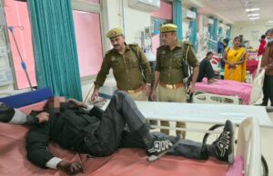 पुलिस अधीक्षक द्वारा गोल्डन ऑवर में घायल को अस्पताल पहुंचाकर बचायी जान