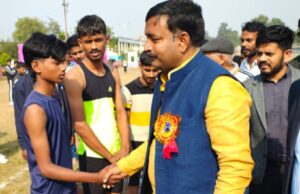 खेल कूद से होता है स्वस्थ एवं सुदृढ़ राष्ट्र का निर्माण: विधायक