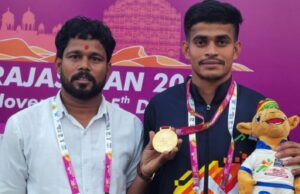 खेलों इंडिया यूनिवर्सिटी गेम्स में अमन सिंह यादव ने पोलवाट खेल में गोल्ड मेडल जीत लहराया परचम