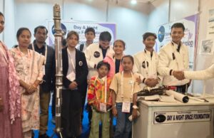 इंडिया इंटरनेशनल साइंस फेस्टिवल में डे एंड नाईट स्पेस फाउंडेशन की टीम ने बटोरा सम्मान