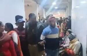 सदर अस्पताल में सीएमएस के औचक निरीक्षण के दौरान संदिग्ध युवक पकड़ाया