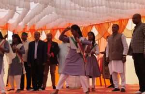 जयंती मिश्रा इंटरमीडिएट कॉलेज सिकरी कानुपुरमें धूमधाम से मनाया गया गणतंत्र दिवस