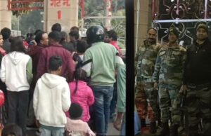 क्रिसमस और नववर्ष के मद्देनजर कम्पनीबाग़ मे कड़ी सुरक्षा लगाई गई