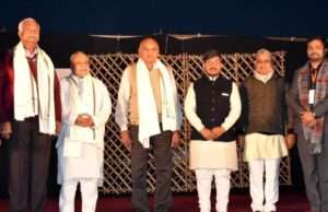 संस्कार भारती माघ मेला मंच पर रामायण का शानदार मंचन देख दर्शन हुए भाव विभोर