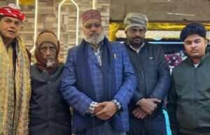 हजरत बूढ़े शाह रहमतुल्ला के उर्स में पहुंचे हाजी आजाद खान किया स्वागत