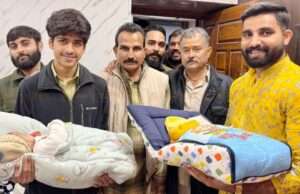 ब्लॉक प्रमुख के यहाँ आयोजित निजी कार्यक्रम में पहुँचे राजा भइया के बड़े बेटे शिवराज प्रताप सिंह