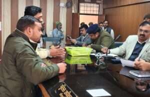 जिलाधिकारी एवं पुलिस अधीक्षक ने तहसील चायल में सुनी जनशिकायतें