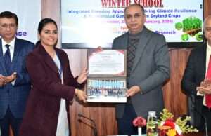 कृषि विश्वविद्यालय में 21 दिवसीय शीतकालीन प्रशिक्षण कार्यक्रम का भव्य समापन