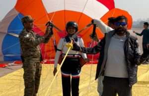 ब्रिगेडियर उपेन्द्र सिंह कांदिल के नेतृत्व में एनसीसी ग्रुप मुख्यालय प्रयागराज द्वारा पैरासेलिंग एडवेंचर एक्टिविटी का भव्य शुभारंभ