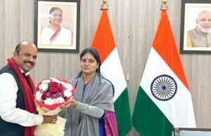 भाजपा नेता श्याम जायसवाल ने केन्द्रीय मंत्री अनुप्रिया पटेल को दी नव वर्ष की शुभकामनाएं