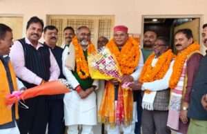 भाजपा के वरिष्ठ नेता दयाशंकर पाण्डेय निर्विरोध अध्यक्ष निर्वाचित