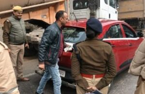 प्रयागराज कुम्भ मेला सुरक्षा के मद्देनजर शंकरगढ़ सीमा पर चला सघन चेकिंग अभियान