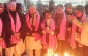 ऑल इंडिया एंटी करप्शन सर्विस ट्रस्ट टीम द्वारा लोहड़ी पर्व मनाया गया