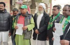 केजीएन जिम प्रकरण में निष्पक्ष जांच की मांग को लेकर एआईएमआईएम का धरना प्रदर्शन