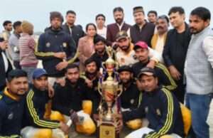 हंक इलेवन ने श्रीबालाजी स्ट्राइकर को 2 रन से हराकर जीती चैंपियन ट्रॉफी