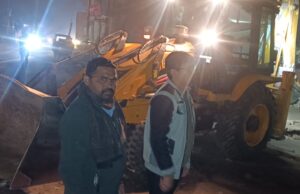 तहसील के सामने अतिक्रमण पर चला प्रशासन का बुलडोजर, नायब तहसीलदार अतुल कुमार ने दी सख्त चेतावनी