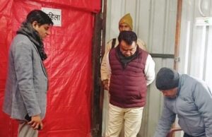 शीत लहर के मद्देनज़र प्रशासन सतर्क, कान्हा गौशाला व रैन बसेरों का किया गया निरीक्षण