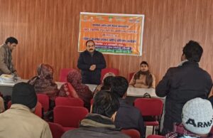 किसानों को मृदा परीक्षण के महत्व की दी जानकारी