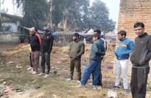 राष्ट्रीय बजरंग दल की अनोखी पहल मृत गाय का किया गया अंतिम संस्कार