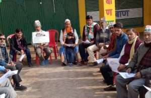 श्रीनगर में मनरेगा बचाओ संग्राम के तहत कार्यक्रम एवं चौपाल सभा का आयोजन