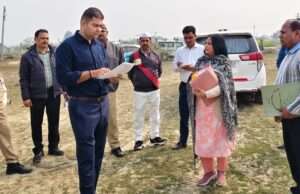 जिलाधिकारी ने कान्हा गौशाला का निरीक्षण कर निर्माण कार्य की प्रगति का लिया जायजा