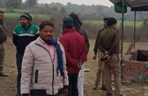 शव दफनाने को लेकर दूसरे दिन भी हंगामा, सात घंटे चली भूमि पैमाइश