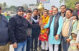 आगरा मंडल की सफल यात्रा से लौटे प्रदेश अध्यक्ष चन्दन सिंह चौहान का फतेहपुर में जोरदार स्वागत