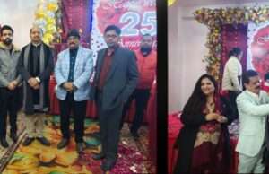 मुश्ताक आब्दी की शादी की पच्चीसवीं सालगिरह पर लखनऊ में भव्य जश्न