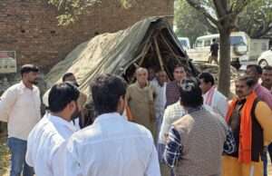 भमरिया से समुदवां मार्ग निर्माण कार्य का विधायक ने पूजा पाठ कर किया शिलान्यास