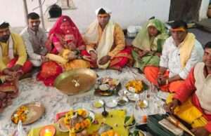 महाशिवरात्रि के पावन पर्व पर आप के पूर्व मेयर प्रत्याशी द्वारा कराया गया 1100 कन्याओ का पूजन