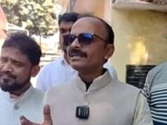 मनरेगा की पूर्ण बहाली की मांग को लेकर कांग्रेसजनों की पदयात्रा