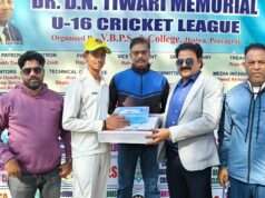 पीयूष ने जैदी इंडोर क्लब की जिताया, कैंटोनमेंट बोर्ड क्लब की लगातार चौथी हार