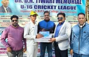 पीयूष ने जैदी इंडोर क्लब की जिताया, कैंटोनमेंट बोर्ड क्लब की लगातार चौथी हार