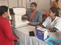 ज्वाला देवी गंगापुरी में 208 छात्रों का हुआ स्वास्थ्य परीक्षण