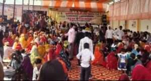 मेजा तहसील क्षेत्र में सामूहिक विवाह योजना में कुल 83 गरीब कन्याओं के हाथ पीले हुए