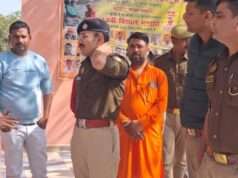 महंत पुजारी को लेकर विवाद के निस्तारण एवं सुरक्षा व्यवस्था को लेकर देवस्थल पर पहुंचे एएसपी और नायब तहसीलदार