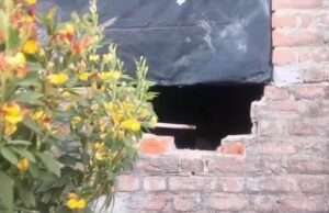 पक्की दीवार काट कर अज्ञात चोरों ने की चोरी खीरी के ढेरहन गांव में बीती रात को हुई वारदात