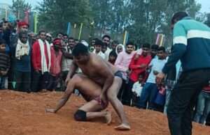 रविदास जयंती पर रैकरी में हुआ दंगल का आयोजन