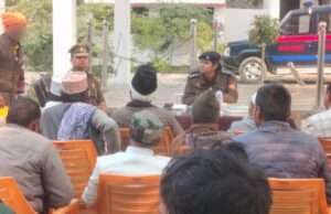 आगामी त्योहारों को लेकर जहानाबाद थाने में शांति समिति की बैठक आयोजित