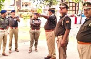 एसपी ने किया थाना मड़िहान का आकस्मिक निरीक्षण