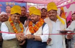 मुजफ्फरनगर में नगर के मुख्य मार्गो से निकाली गई संत शिरोमणि गुरु रविदास जी की भव्य शोभायात्रा