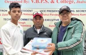 रुद्र ने विष्णु भगवान पब्लिक स्कूल को जिताया