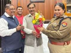 नवागत एसपी से व्यापार मंडल के पदाधिकारियों ने की शिष्टाचार मुलाकात