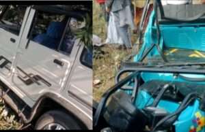 बोलेरो–ई-रिक्शा की टक्कर में युवक की मौत, तीन घायल