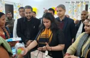 कलेक्ट्रेट परिसर में ‘किलकारी क्रेच’ का शुभारंभ, मंडलायुक्त सौम्या अग्रवाल ने काटा फीता
